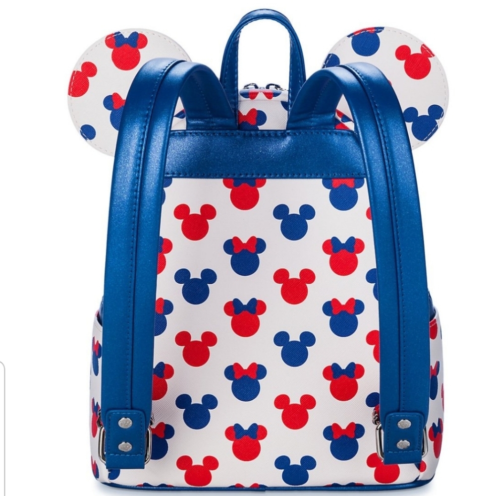 Mickey And Minnie Mouse Icon Americana Disney Parks  Loungefly - Picture 3 of 3